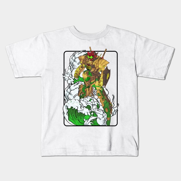 OOO Gundam Kids T-Shirt by gblackid